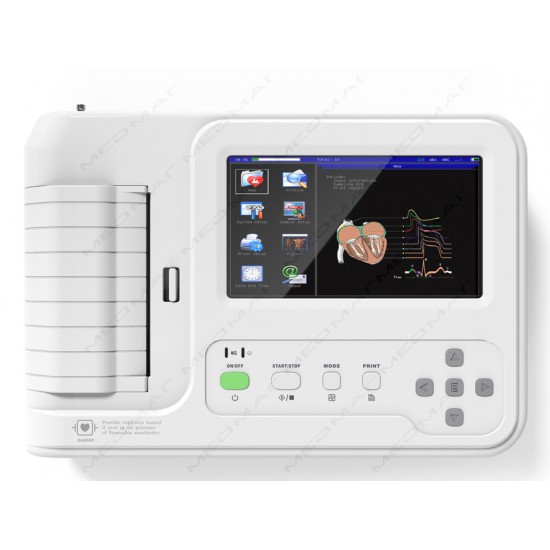 ЕКГ АПАРАТ 6-КАНАЛЕН, ECG-600G