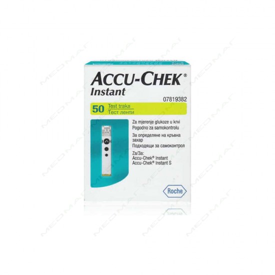Тест ленти за кръвна захар ACCU CHEK INSTANT