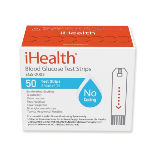 Тест ленти за глюкомер IHEALTH 50 бр.