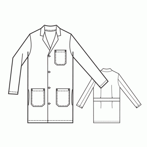 Мъжка манта медицинска, Модел F 499